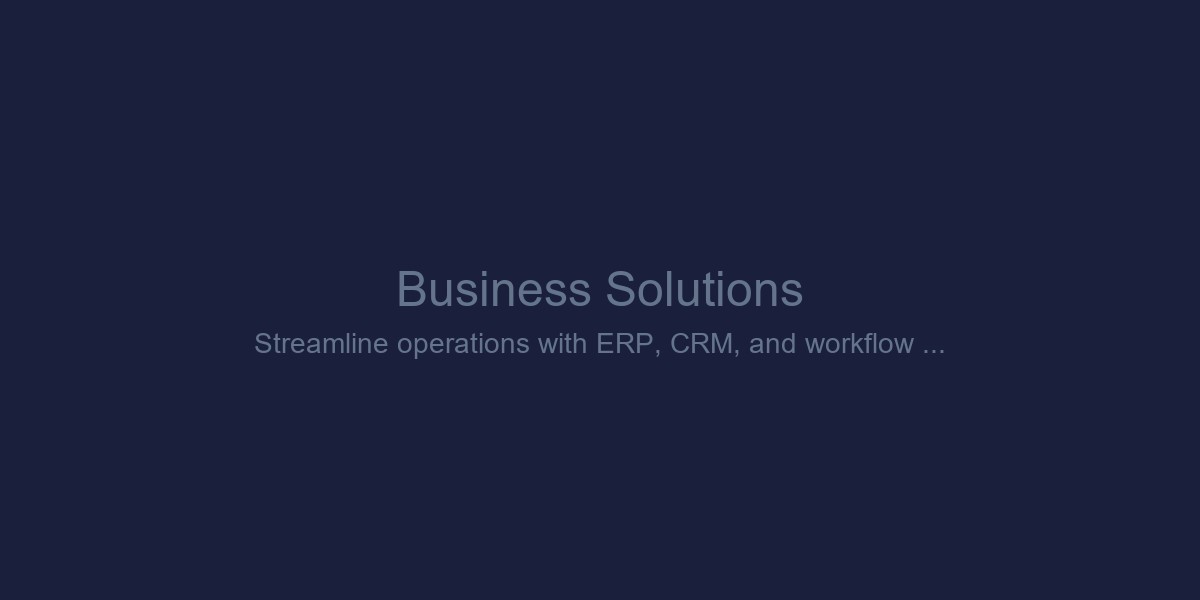 Business Solutions