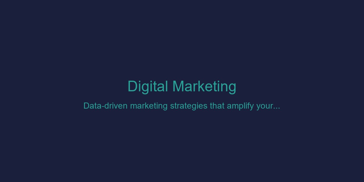 Digital Marketing & Brand Growth